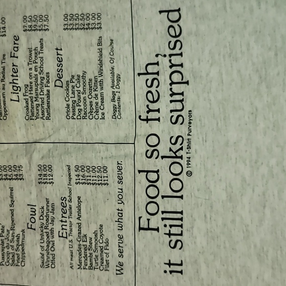 Vintage. Made in USA. Roadkill Cafe. Taos, New Mexico. Tank-top size Medium - Picture 13 of 16